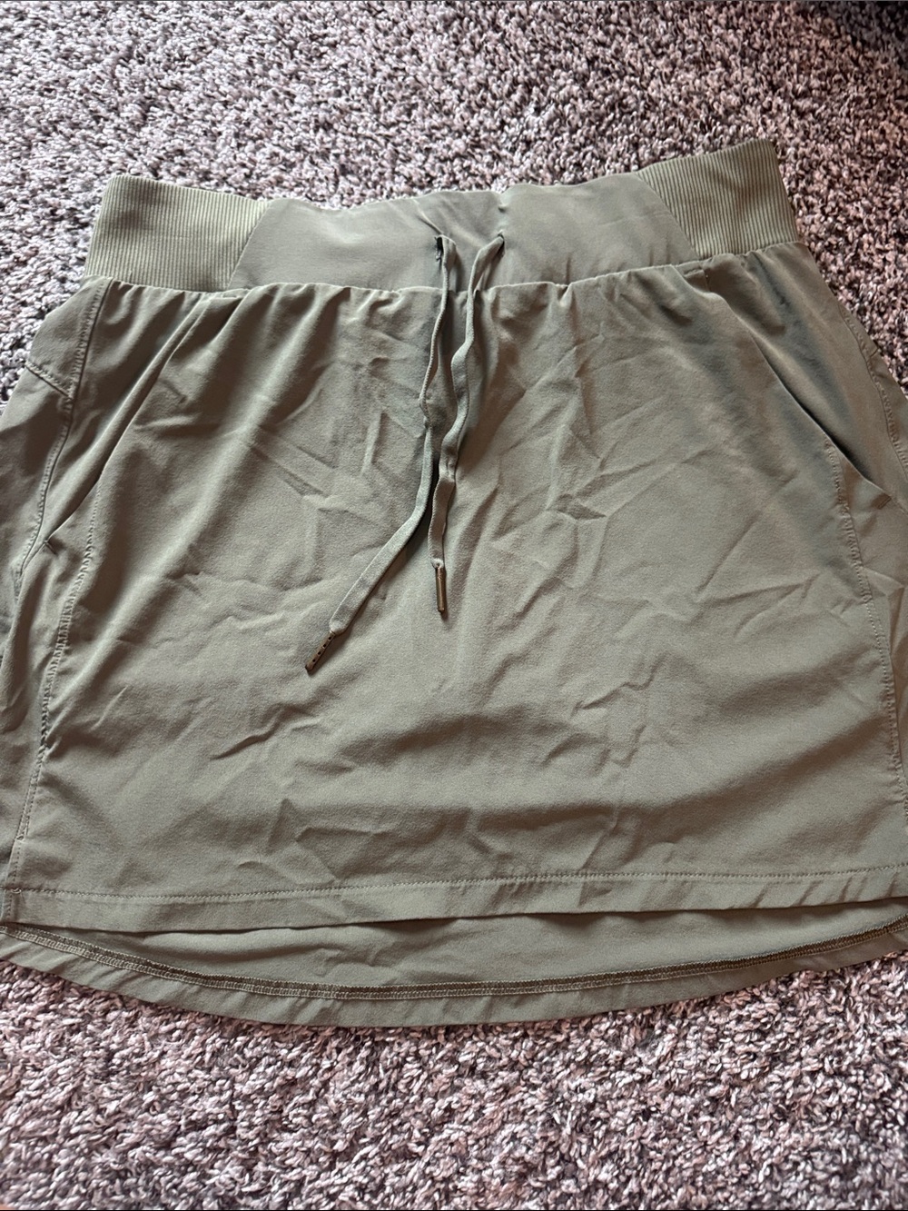All in Motion Target Casual Olive Drawstring Skort